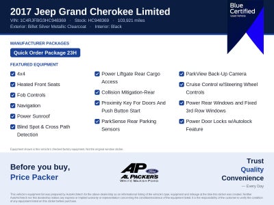 2017 Jeep Grand Cherokee Limited