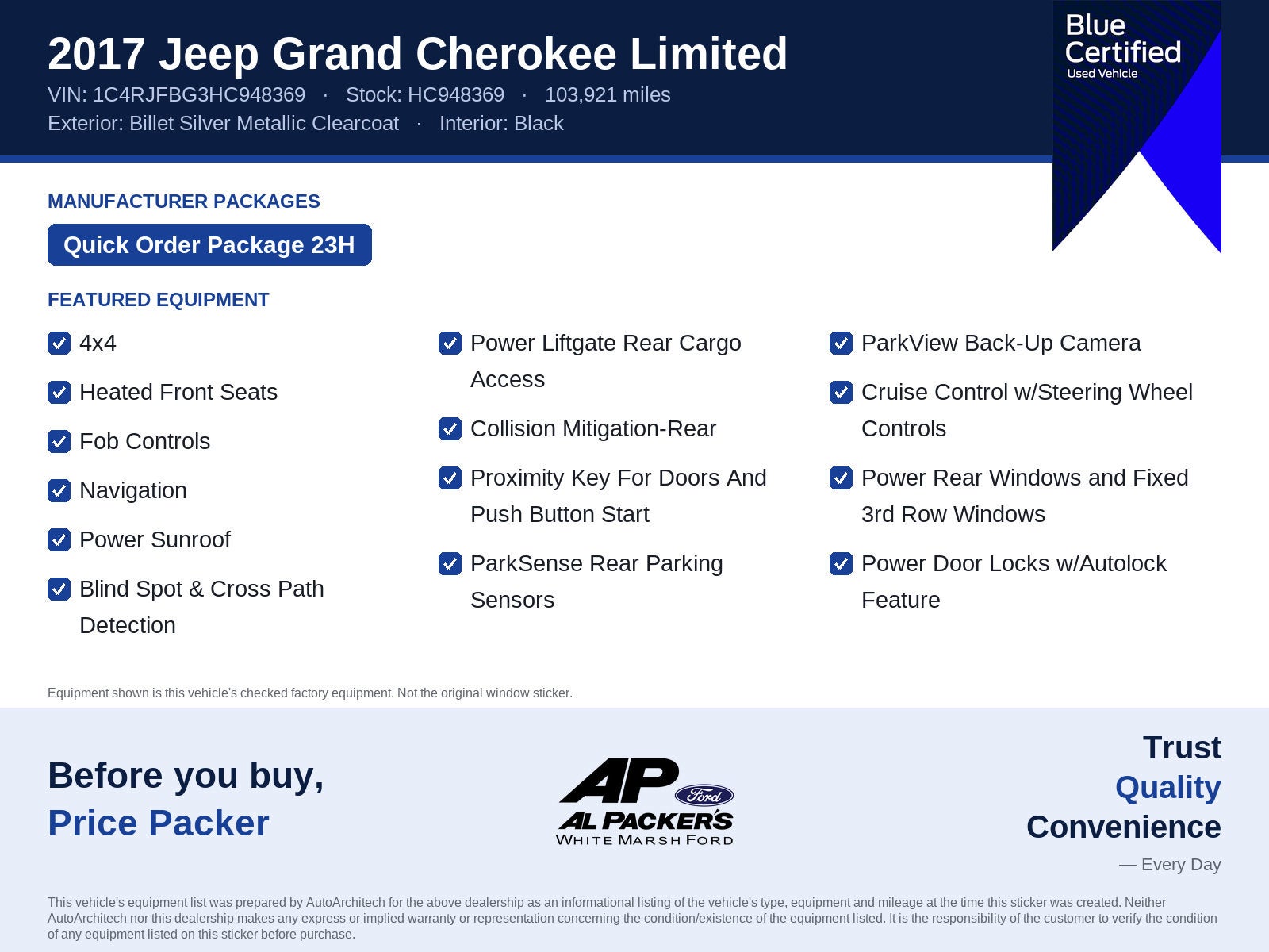 2017 Jeep Grand Cherokee Limited