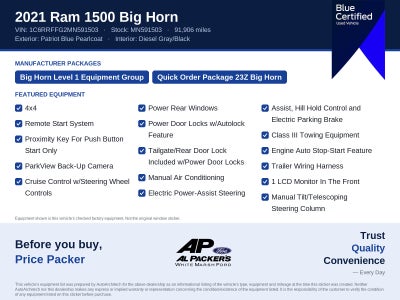 2021 RAM 1500 Big Horn