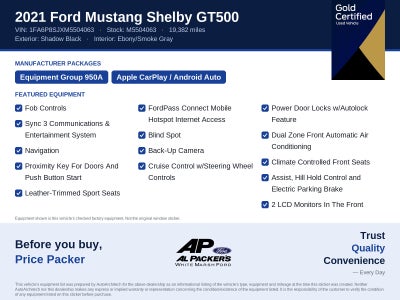 2021 Ford Mustang Shelby GT500