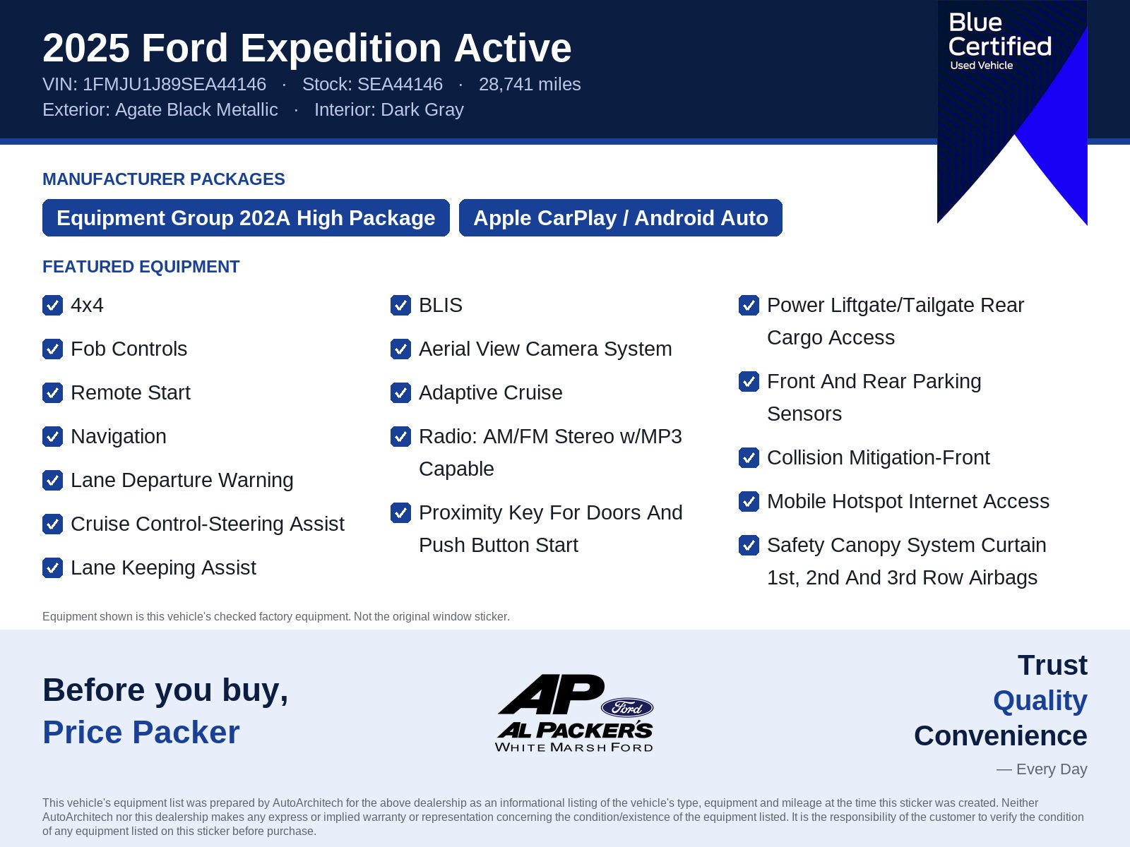 2025 Ford Expedition Active