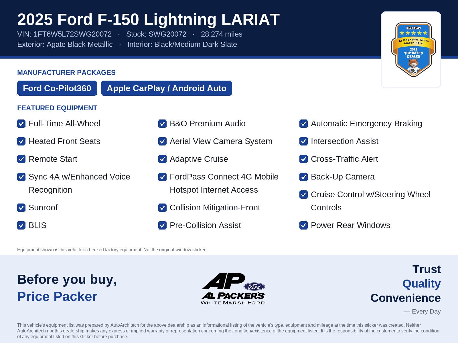 2025 Ford F-150 Lightning LARIAT