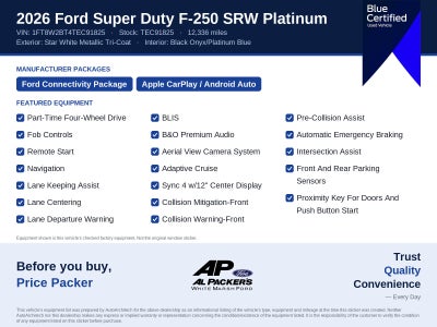 2026 Ford Super Duty F-250 SRW Platinum