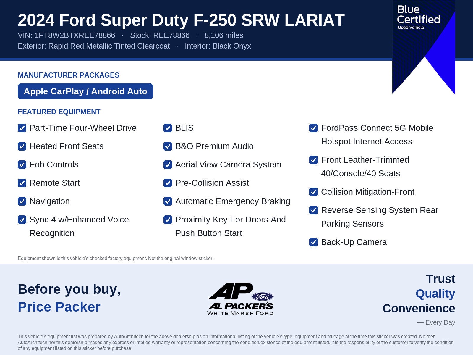 2024 Ford Super Duty F-250 SRW LARIAT