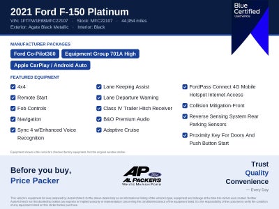 2021 Ford F-150 Platinum