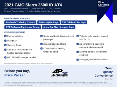 2021 GMC Sierra 3500HD AT4