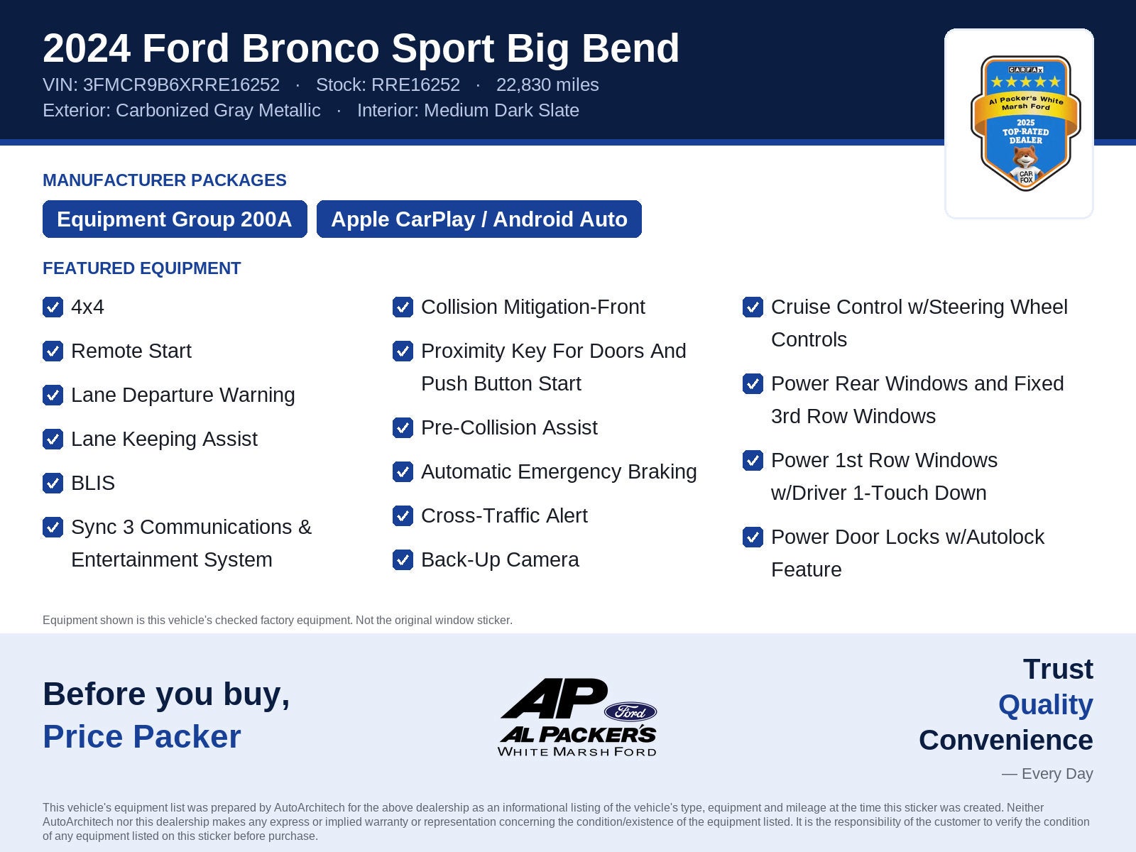 2024 Ford Bronco Sport Big Bend
