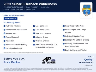 2023 Subaru Outback Wilderness