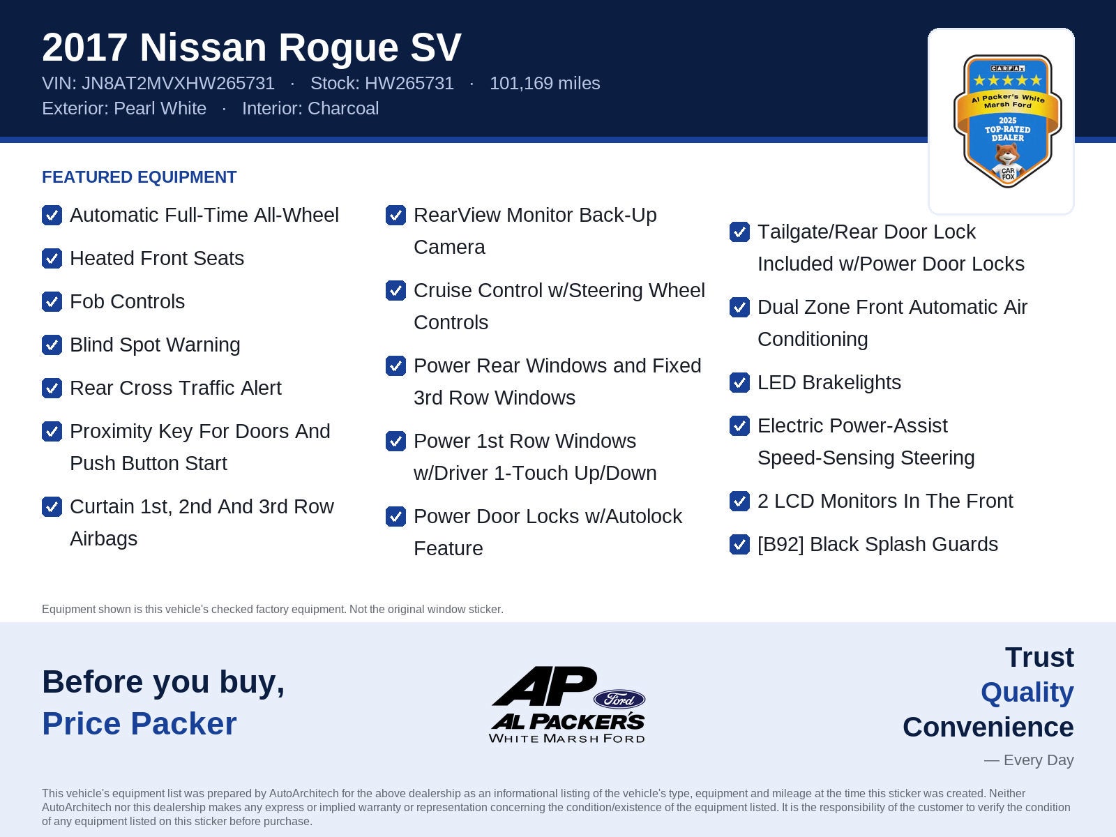 2017 Nissan Rogue SV