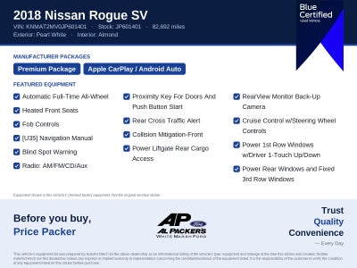 2018 Nissan Rogue SV