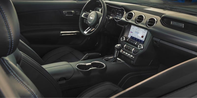 Interior view of a 2024 Ford Mustang