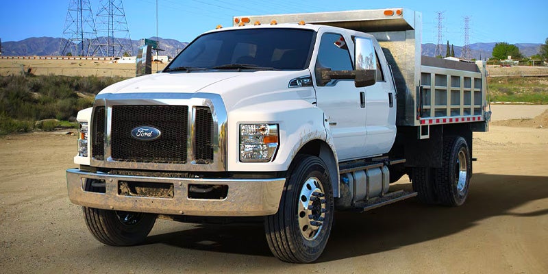 Front view of a 2024 Ford F-650