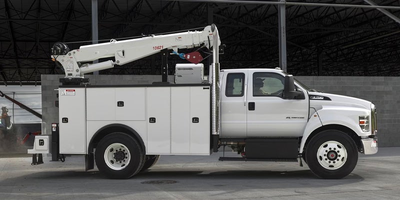 Side view of a 2024 Ford F-650