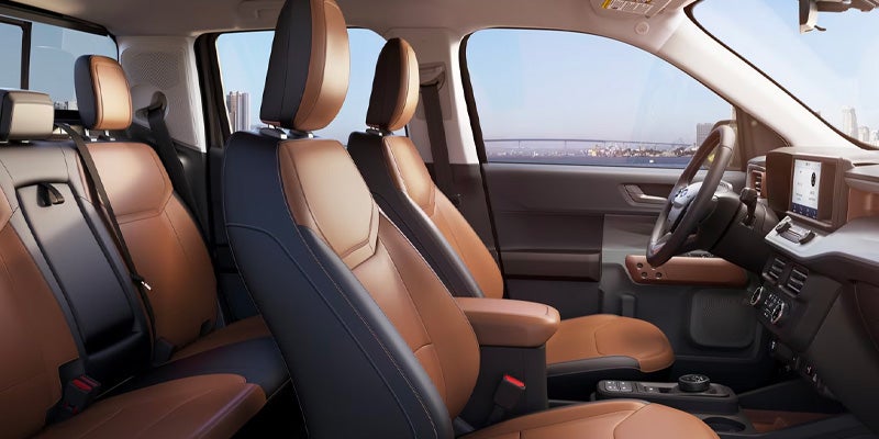 Interior view of a 2025 Ford Maverick